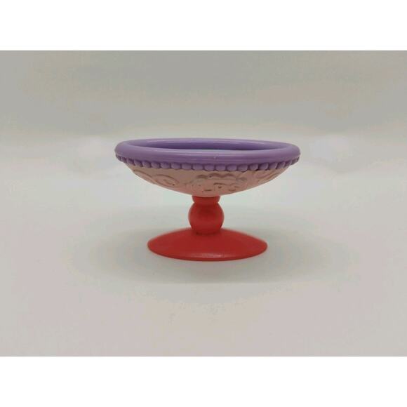 Hasbro Littlest Pet Shop LPS Accessories Pink Purple Bird Bath - Picture 1 of 4
